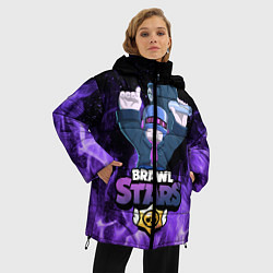 Куртка зимняя женская Brawl Stars DJ Frank, цвет: 3D-красный — фото 2