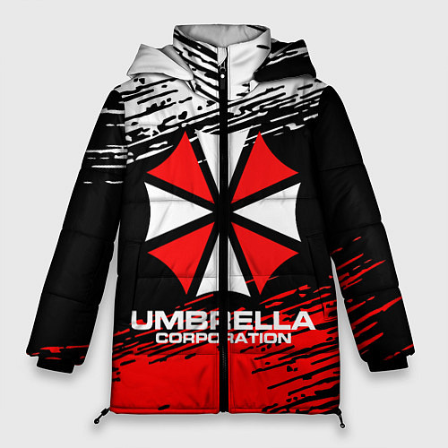 Женская зимняя куртка Umbrella Corporation / 3D-Черный – фото 1