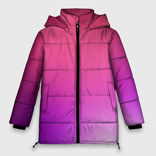 Женская зимняя куртка Нежный цвет / 3D-Черный – фото 1