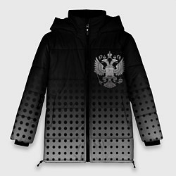 Куртка зимняя женская Герб, цвет: 3D-светло-серый