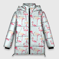 Куртка зимняя женская Фламинго, цвет: 3D-черный