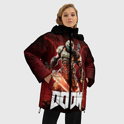 Куртка зимняя женская Doom, цвет: 3D-светло-серый — фото 2