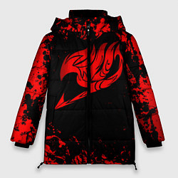 Куртка зимняя женская Fairy Tail 3, цвет: 3D-черный