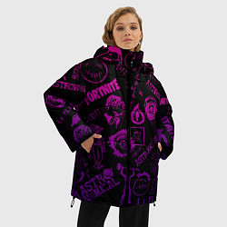 Куртка зимняя женская TRAVIS SCOTT X FORTNITE, цвет: 3D-красный — фото 2