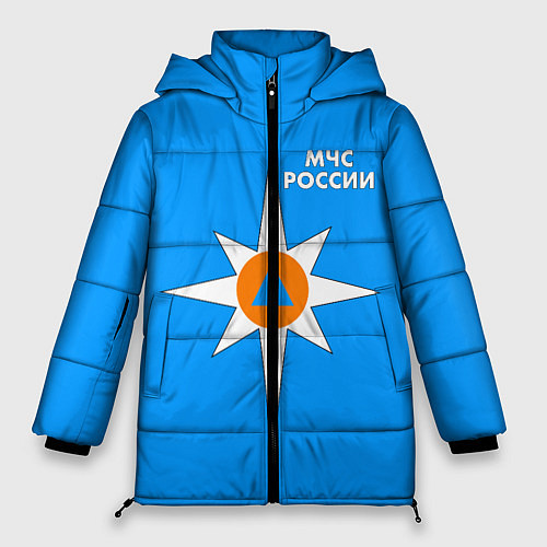 Женская зимняя куртка МЧС России / 3D-Черный – фото 1