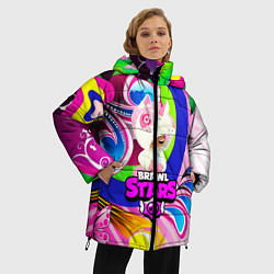 Куртка зимняя женская BRAWL STARS:LEON UNICORN, цвет: 3D-черный — фото 2