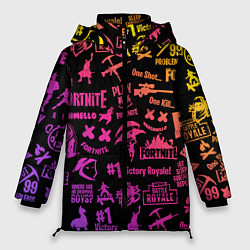 Куртка зимняя женская FORTNITE PARTY EVENT, цвет: 3D-красный