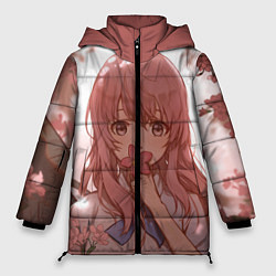 Куртка зимняя женская Koe no Katachi, цвет: 3D-черный