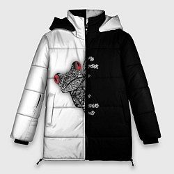 Куртка зимняя женская Лягуха, цвет: 3D-светло-серый