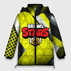 Куртка зимняя женская Фан мерч Brawl Stars, цвет: 3D-черный