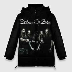 Куртка зимняя женская Children of Bodom 3, цвет: 3D-красный
