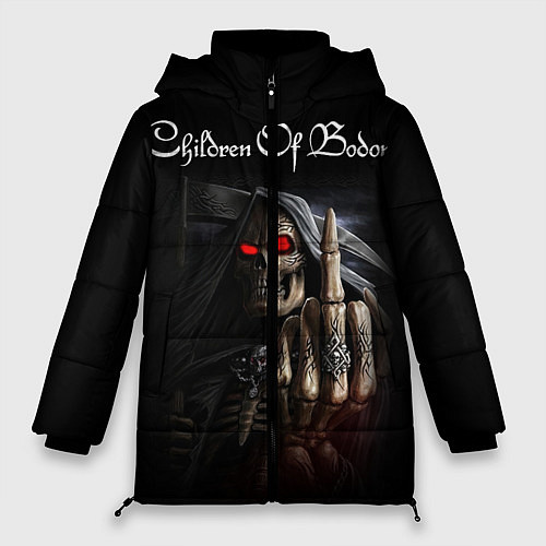Женская зимняя куртка Children of Bodom 9 / 3D-Черный – фото 1