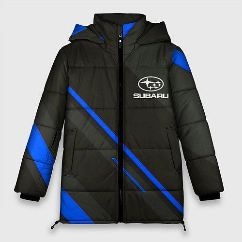 Женская зимняя куртка SUBARU / 3D-Черный – фото 1