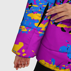 Куртка зимняя женская Такеши 6ix9ine, цвет: 3D-черный — фото 2