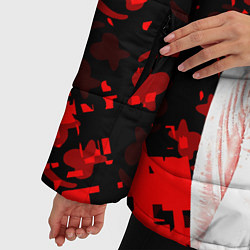 Куртка зимняя женская Fortnite Marshmello, цвет: 3D-красный — фото 2