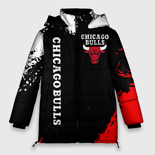 Женская зимняя куртка CHICAGO BULLS / 3D-Черный – фото 1