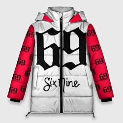 Куртка зимняя женская 6ix9ine Tekashi, цвет: 3D-черный