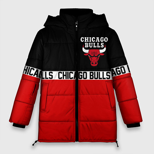 Женская зимняя куртка CHICAGO BULLS / 3D-Черный – фото 1