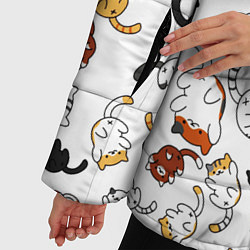 Куртка зимняя женская Котэ Котята, цвет: 3D-светло-серый — фото 2