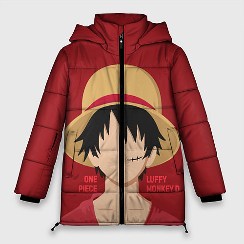 Женская зимняя куртка Luffy / 3D-Красный – фото 1