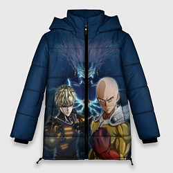 Куртка зимняя женская One Punch Man, цвет: 3D-красный