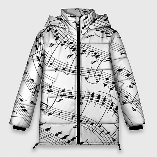 Женская зимняя куртка Melody Текстура / 3D-Черный – фото 1