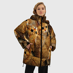Куртка зимняя женская КОТЯТУШКИ, цвет: 3D-черный — фото 2