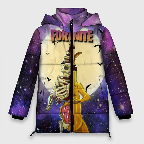 Женская зимняя куртка Peely Fortnitemare / 3D-Черный – фото 1