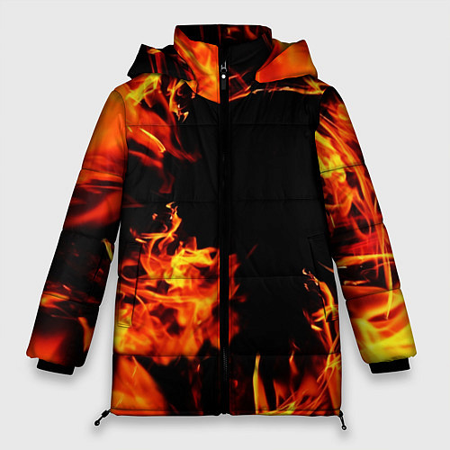 Женская зимняя куртка ОГОНЬ / 3D-Черный – фото 1