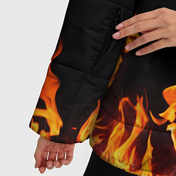 Куртка зимняя женская FIRE ОГОНЬ, цвет: 3D-черный — фото 2