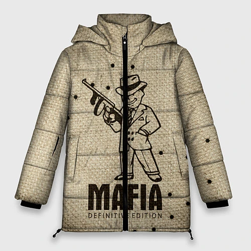 Женская зимняя куртка Mafia 2 / 3D-Черный – фото 1