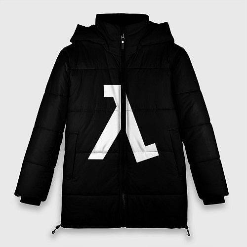 Женская зимняя куртка Half-Life / 3D-Черный – фото 1