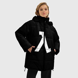 Куртка зимняя женская Half-Life, цвет: 3D-светло-серый — фото 2