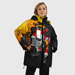 Куртка зимняя женская Sonic E-102 Гамма, цвет: 3D-черный — фото 2