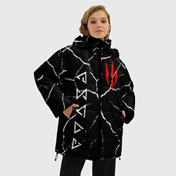 Куртка зимняя женская The Witcher, цвет: 3D-красный — фото 2