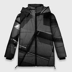Куртка зимняя женская ПЛИТЫ 3D, цвет: 3D-черный