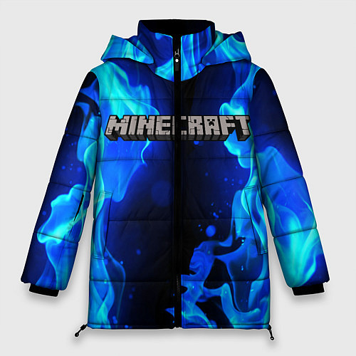 Женская зимняя куртка MINECRAFT / 3D-Черный – фото 1