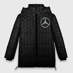 Куртка зимняя женская MERCEDES-BENZ AMG, цвет: 3D-светло-серый