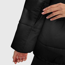 Куртка зимняя женская СВЕТЯЩИЕСЯ ФИГУРЫ, цвет: 3D-черный — фото 2