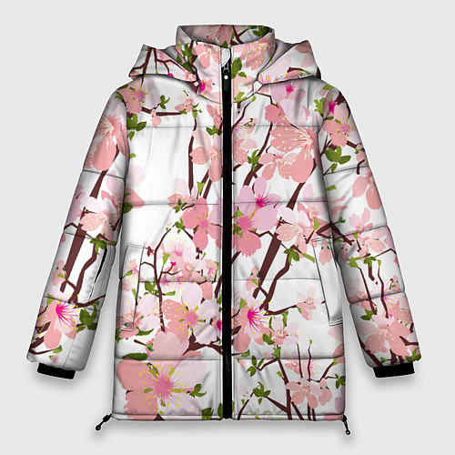 Женская зимняя куртка Сакура Sakura / 3D-Черный – фото 1