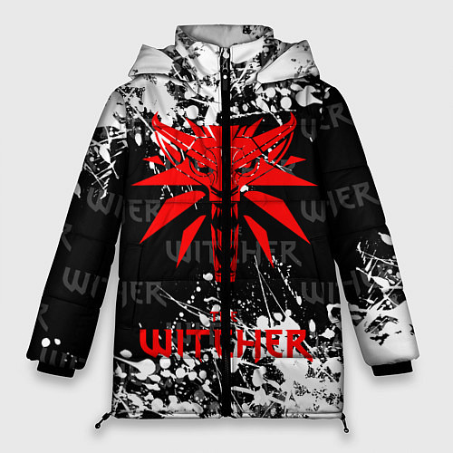 Женская зимняя куртка The Witcher / 3D-Черный – фото 1