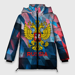 Куртка зимняя женская RUSSIA, цвет: 3D-светло-серый