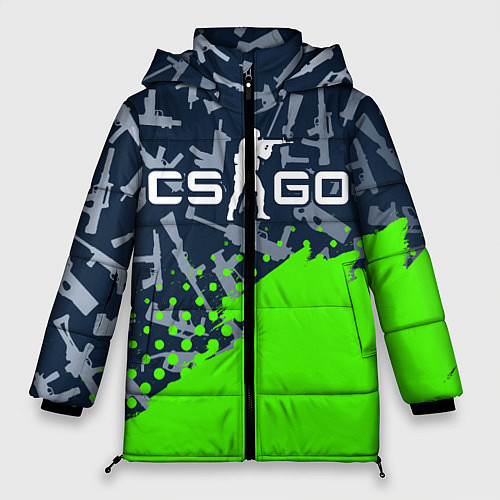 Женская зимняя куртка CS GO КС ГО / 3D-Черный – фото 1