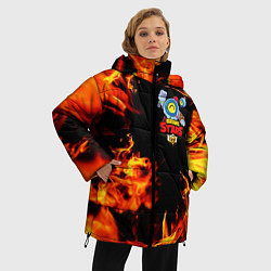 Куртка зимняя женская BRAWL STARS NANI, цвет: 3D-светло-серый — фото 2