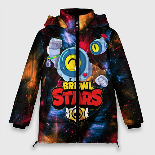 Женская зимняя куртка BRAWL STARS NANI SPACE / 3D-Черный – фото 1