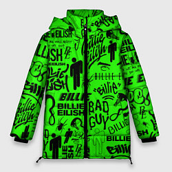 Куртка зимняя женская BILLIE EILISH БИЛЛИ АЙЛИШ, цвет: 3D-светло-серый