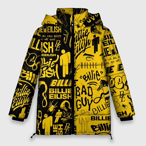 Женская зимняя куртка BILLIE EILISH БИЛЛИ АЙЛИШ / 3D-Черный – фото 1