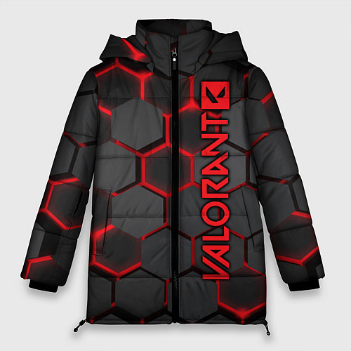 Женская зимняя куртка Valorant / 3D-Черный – фото 1