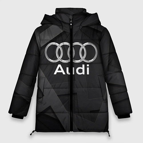 Женская зимняя куртка AUDI / 3D-Черный – фото 1