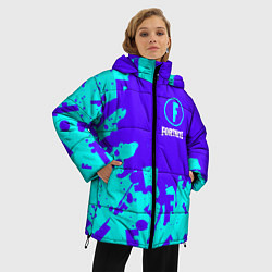 Куртка зимняя женская FORTNITE ФОРТНАЙТ, цвет: 3D-черный — фото 2